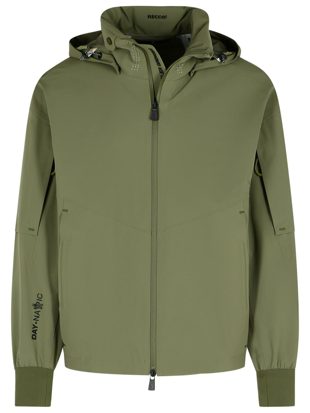 Moncler Grenoble 'Tesso' Green Polyamide Blend Jacket Men