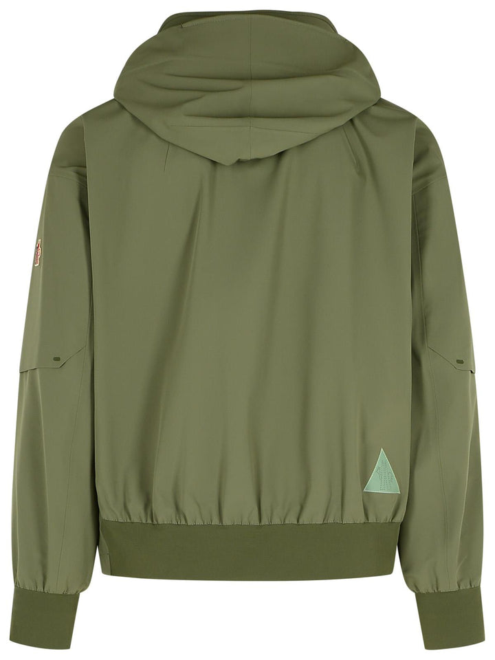 Moncler Grenoble 'Tesso' Green Polyamide Blend Jacket Men