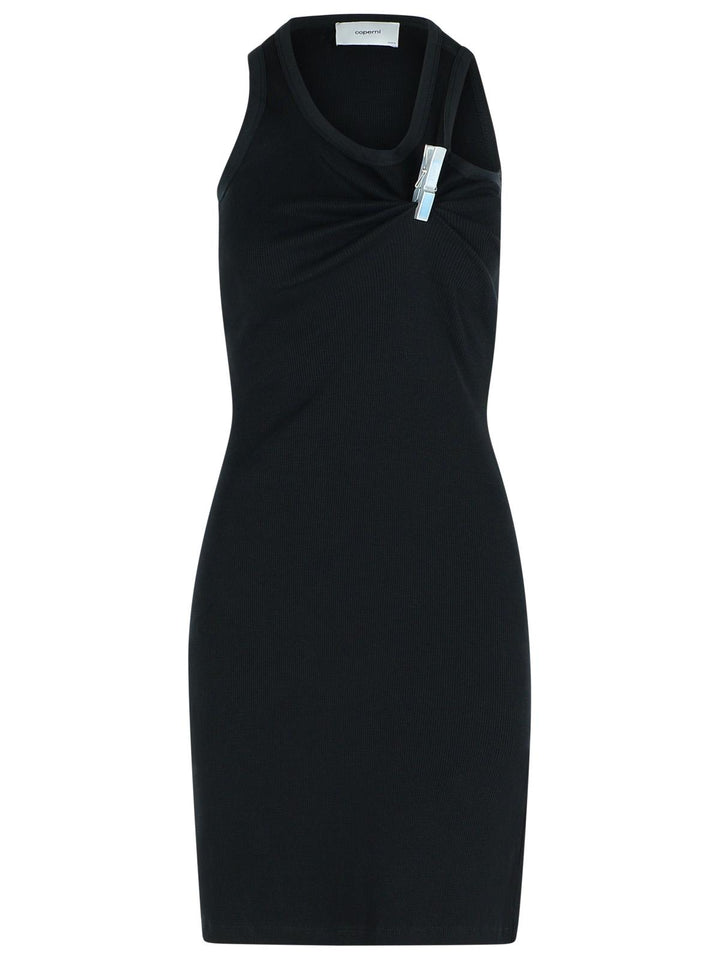 Coperni 'Clip' Black Cotton Dress Women