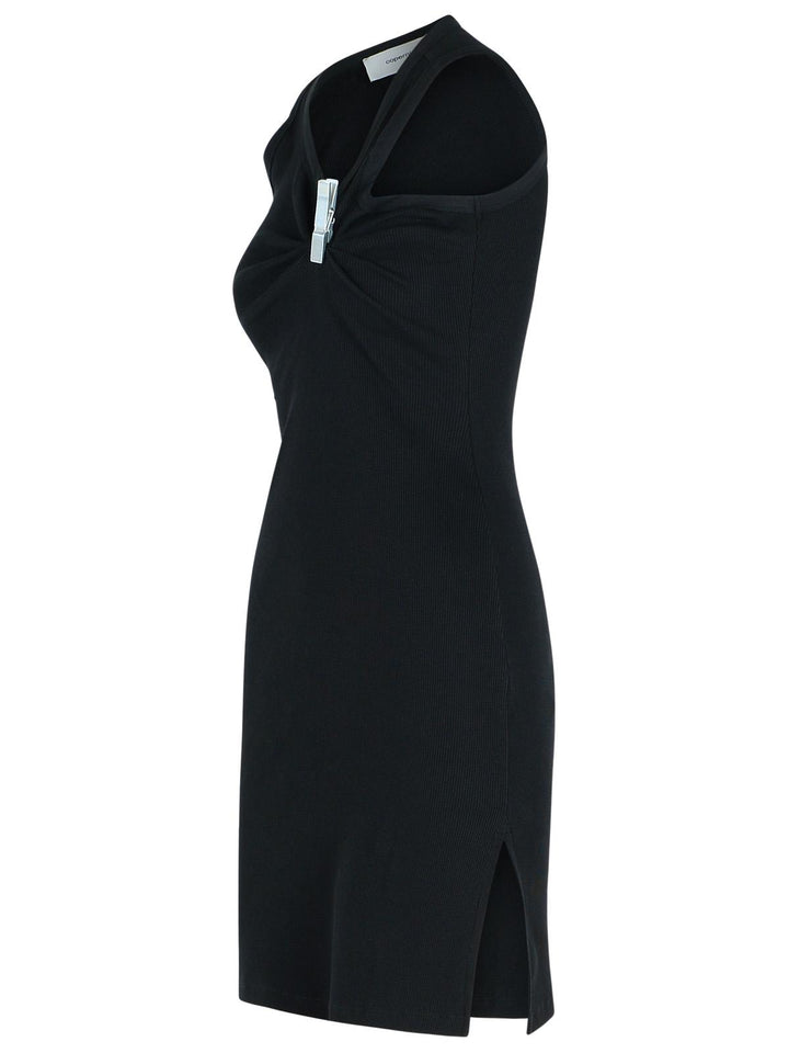 Coperni 'Clip' Black Cotton Dress Women