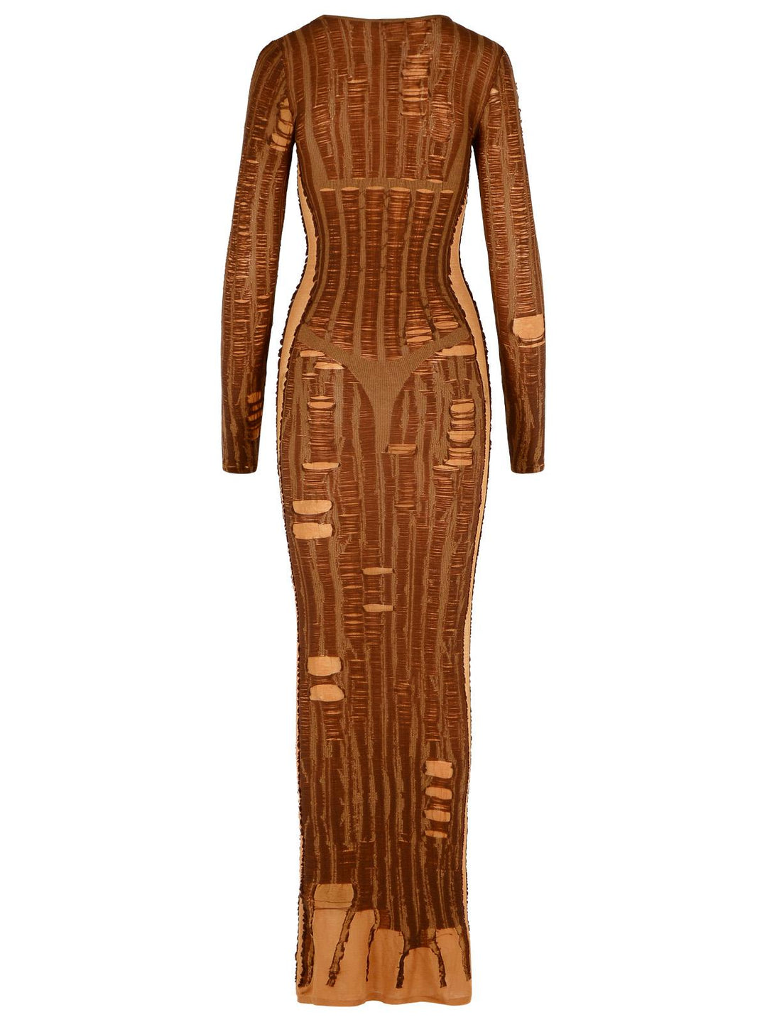 Diesel 'Calimera' Brown Cotton Blend Dress Women