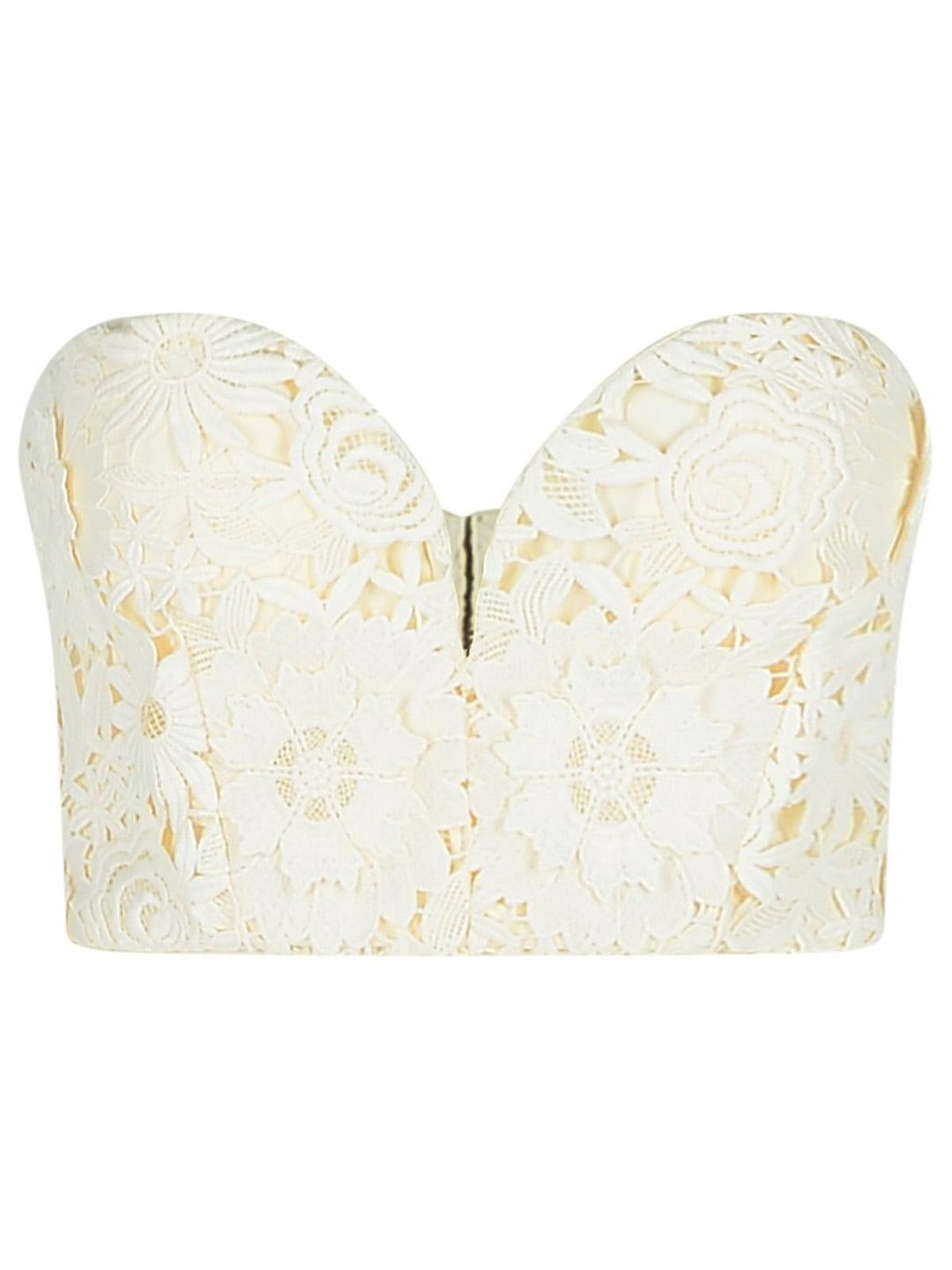 Rotate '3D' White Polyester Corset Women