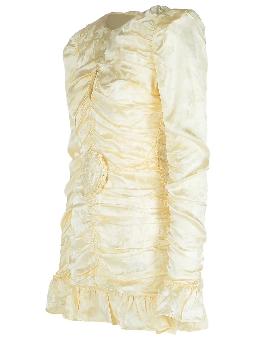 Rotate Ivory Silk Dress Women