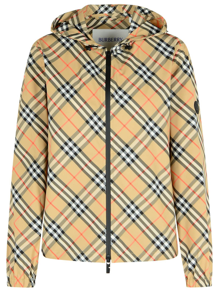 Burberry 'Salcombe' Hooded Jacket In Polyester Sabbia Women
