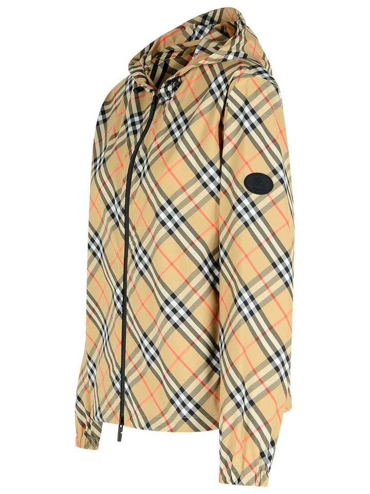 Burberry 'Salcombe' Hooded Jacket In Polyester Sabbia Women