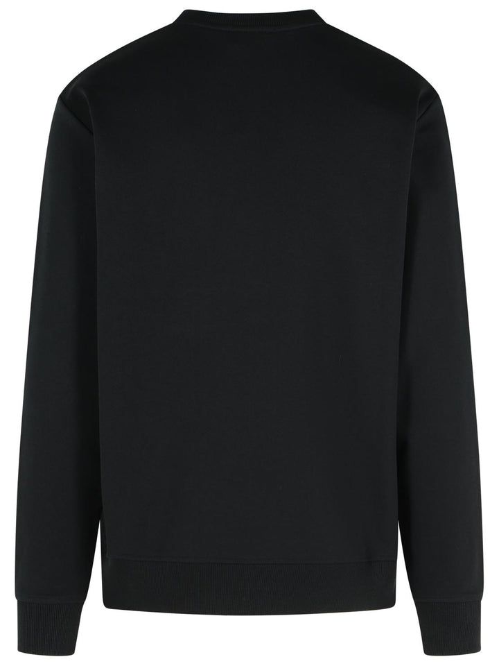 Balmain Black Cotton Sweatshirt Men