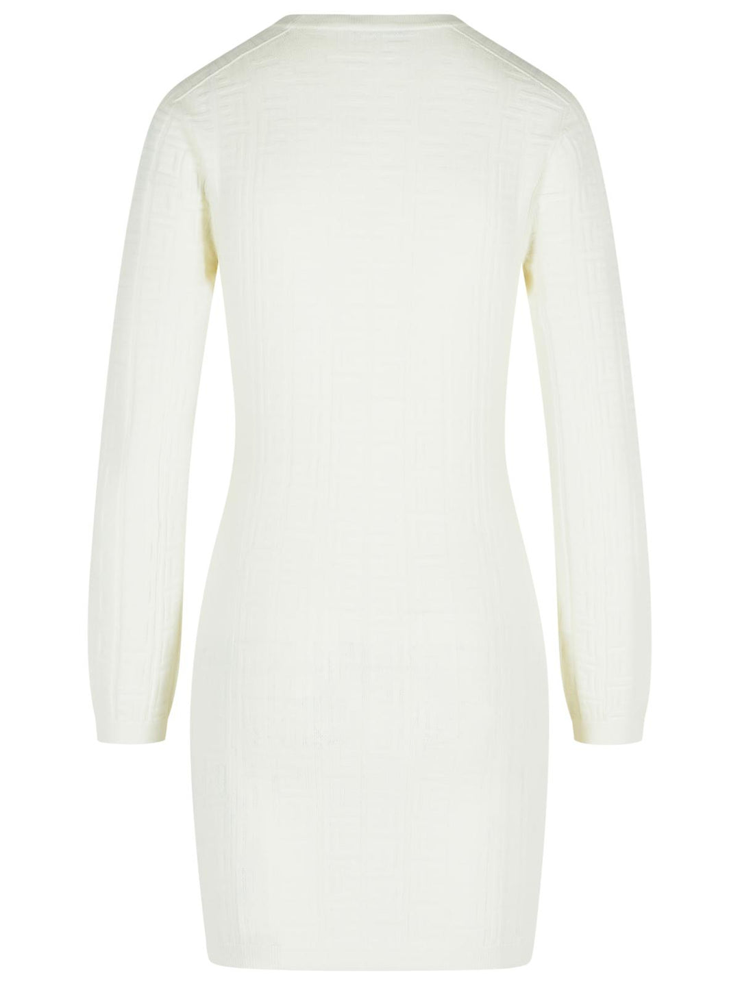 Balmain White Viscose Blend Dress Women