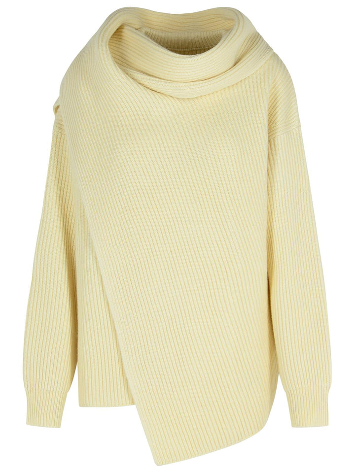 Jil Sander Ivory Wool Sweater Women