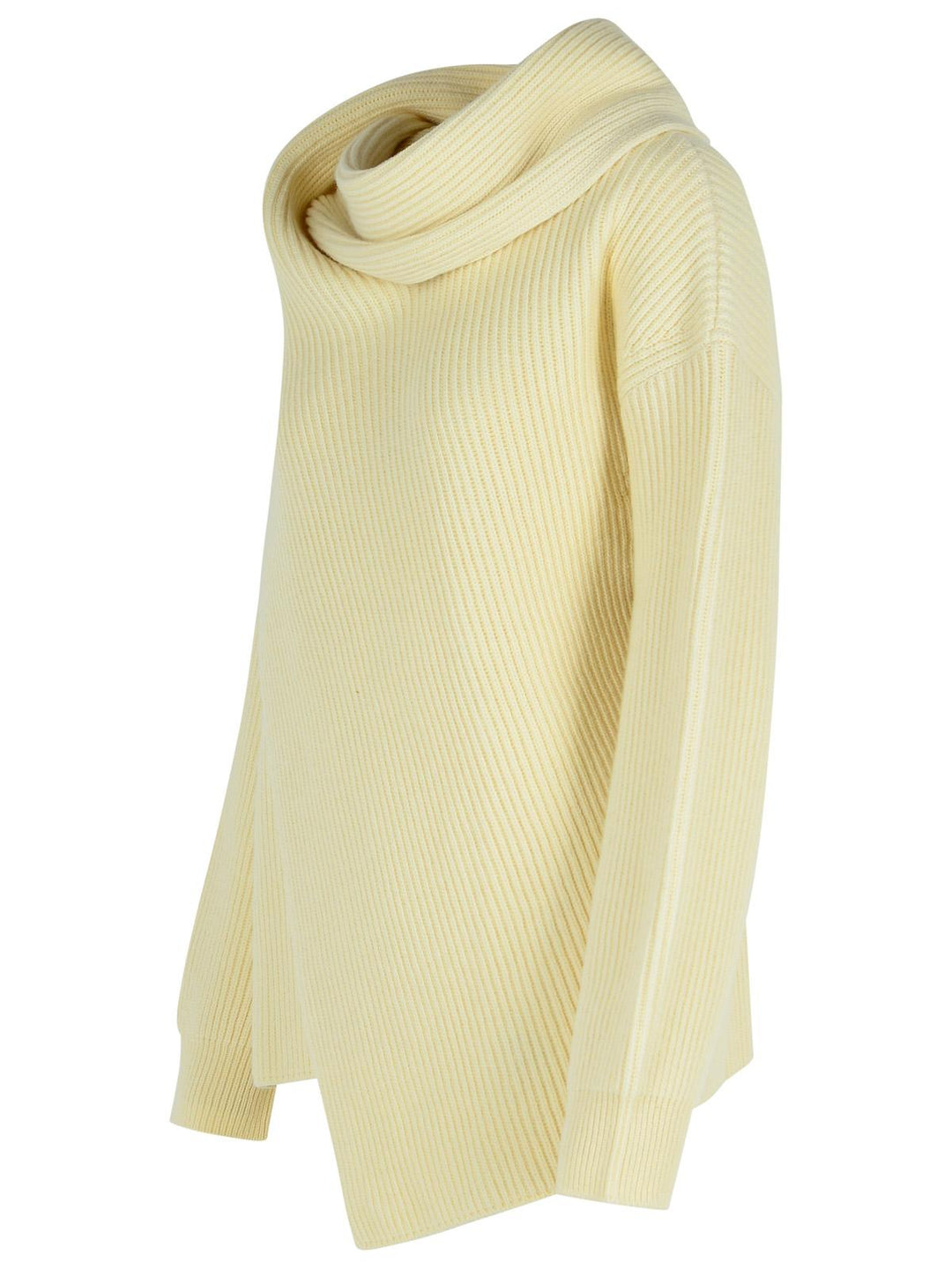 Jil Sander Ivory Wool Sweater Women