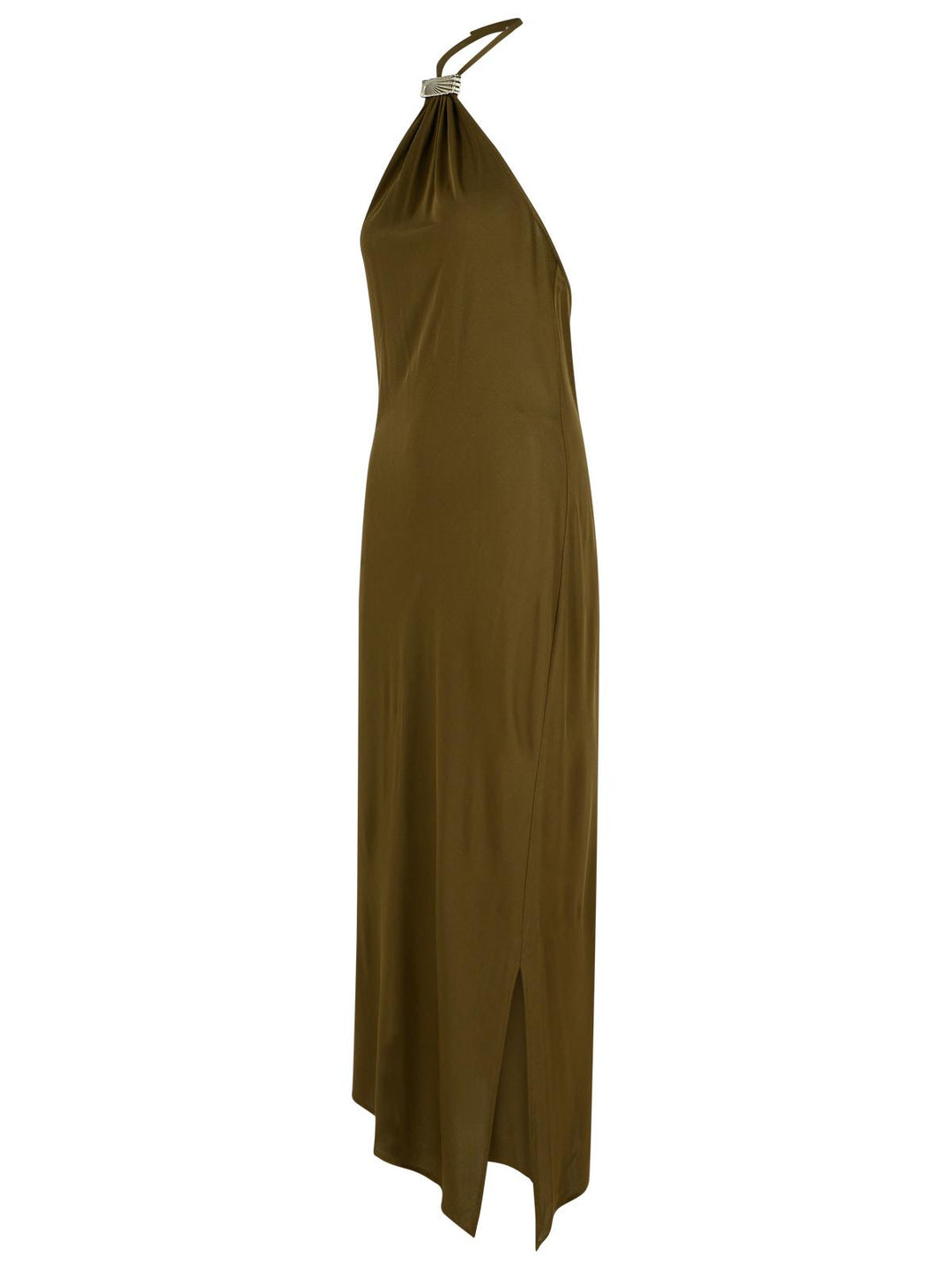 The Attico Green Viscose Dress Women