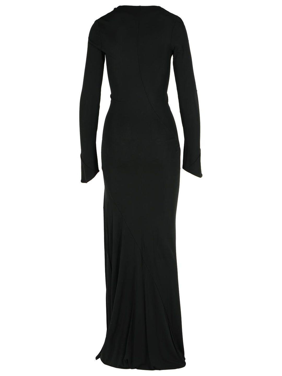 The Attico Black Viscose Dress Women