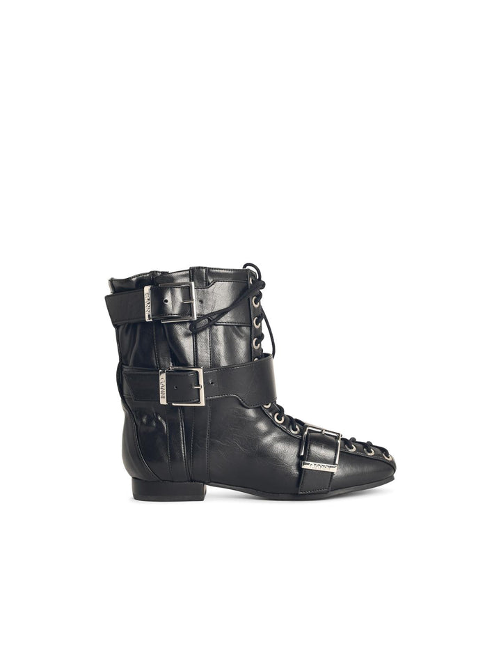 Ganni Black Synthetic Boots Women