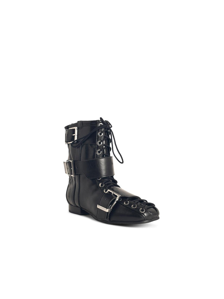 Ganni Black Synthetic Boots Women