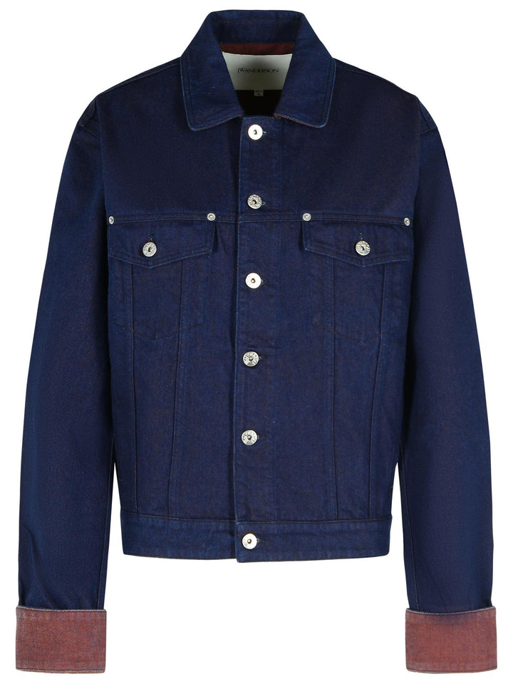 Jw Anderson Blue Cotton Jacket Women