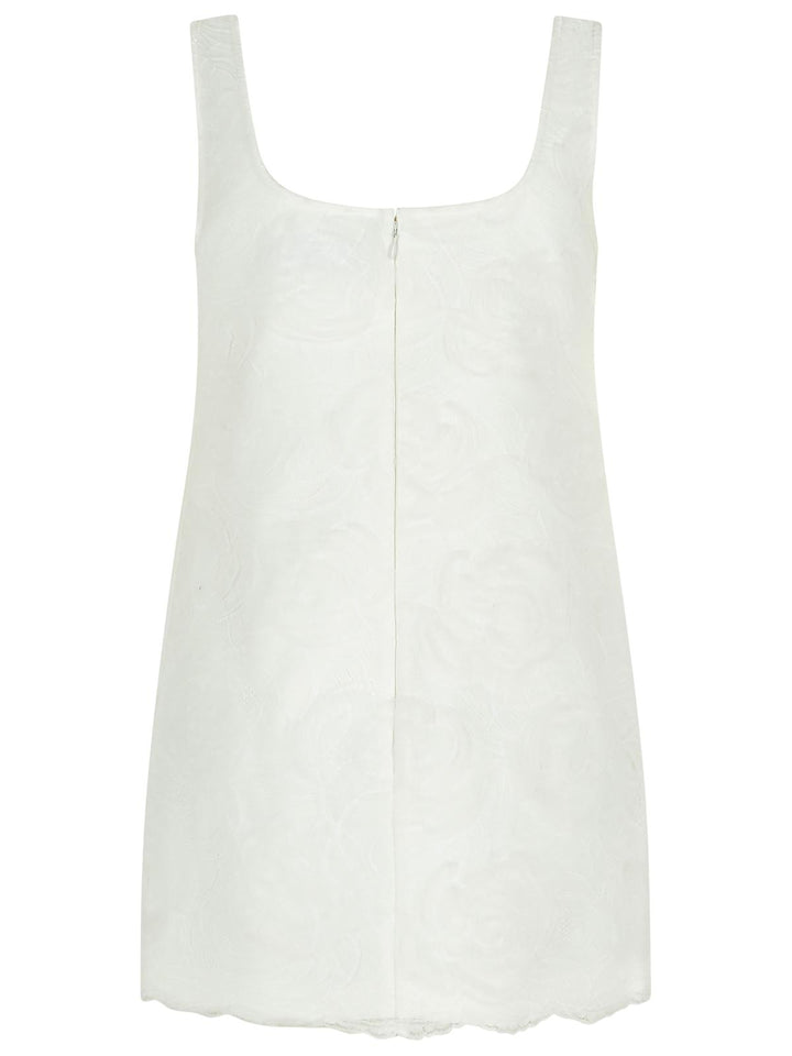 Self Portrait 'Tulle' White Polyamide Dress Women