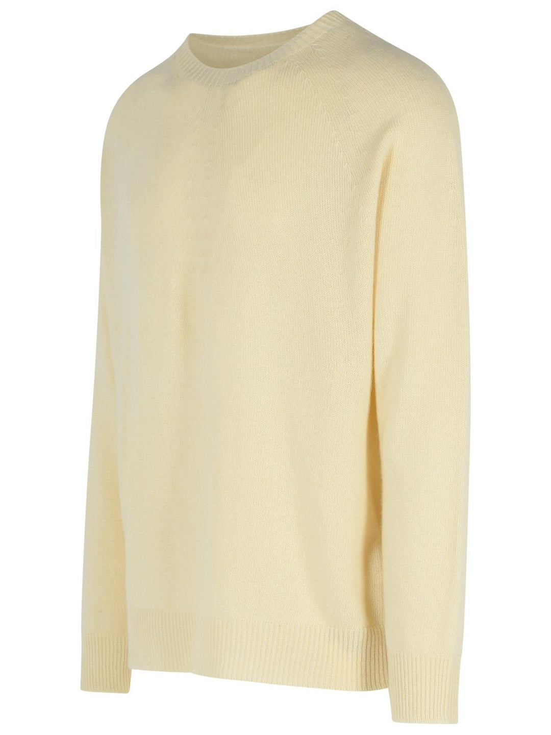 Jil Sander Ivory Virgin Wool Blend Sweater Men