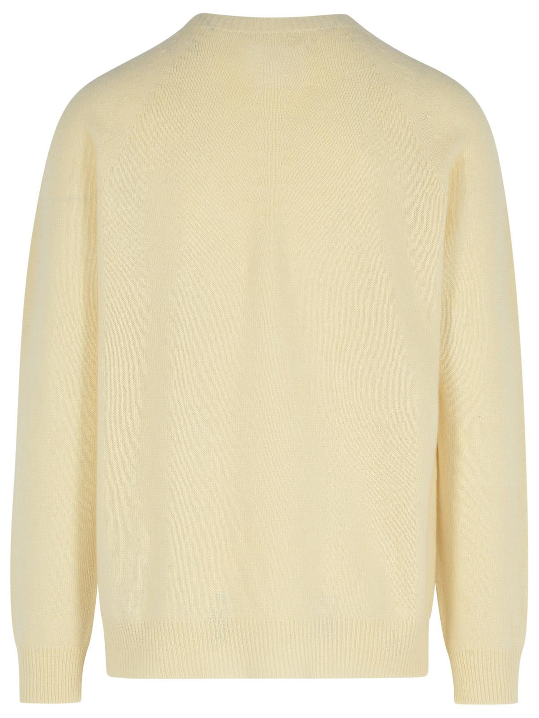 Jil Sander Ivory Virgin Wool Blend Sweater Men