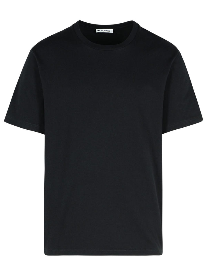 Jil Sander Black Cotton T-Shirt Men