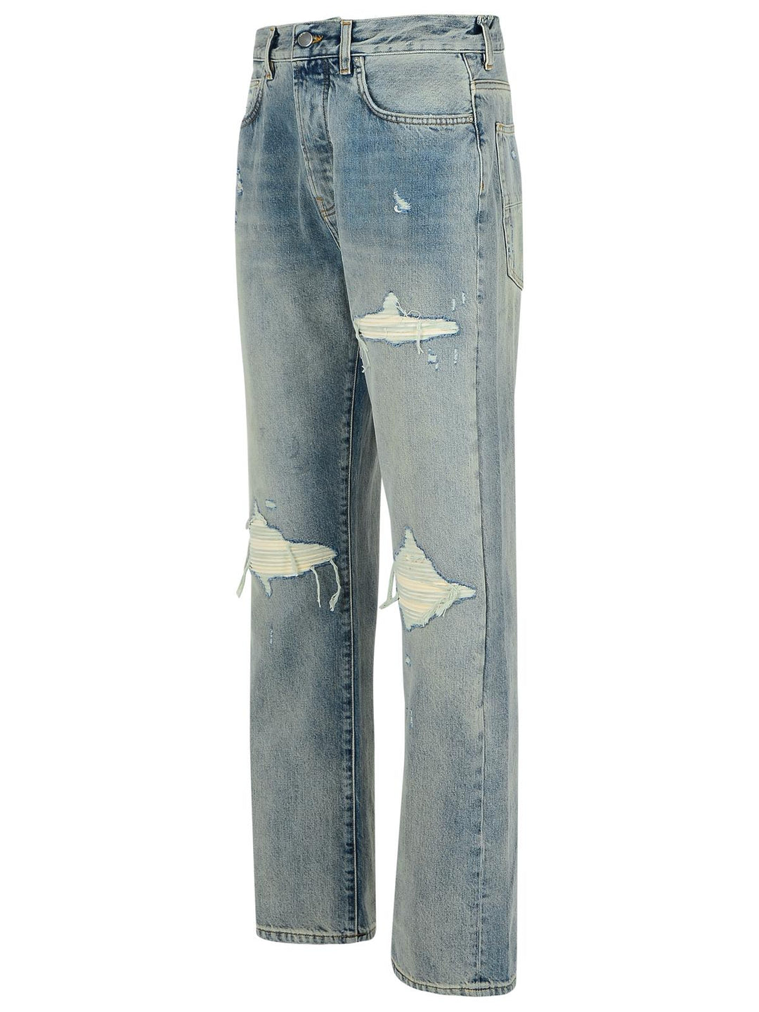 Amiri 'Mx1' Light Blue Cotton Jeans Men