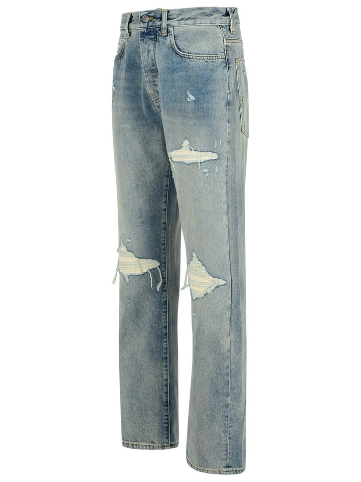 Amiri 'Mx1' Light Blue Cotton Jeans Men