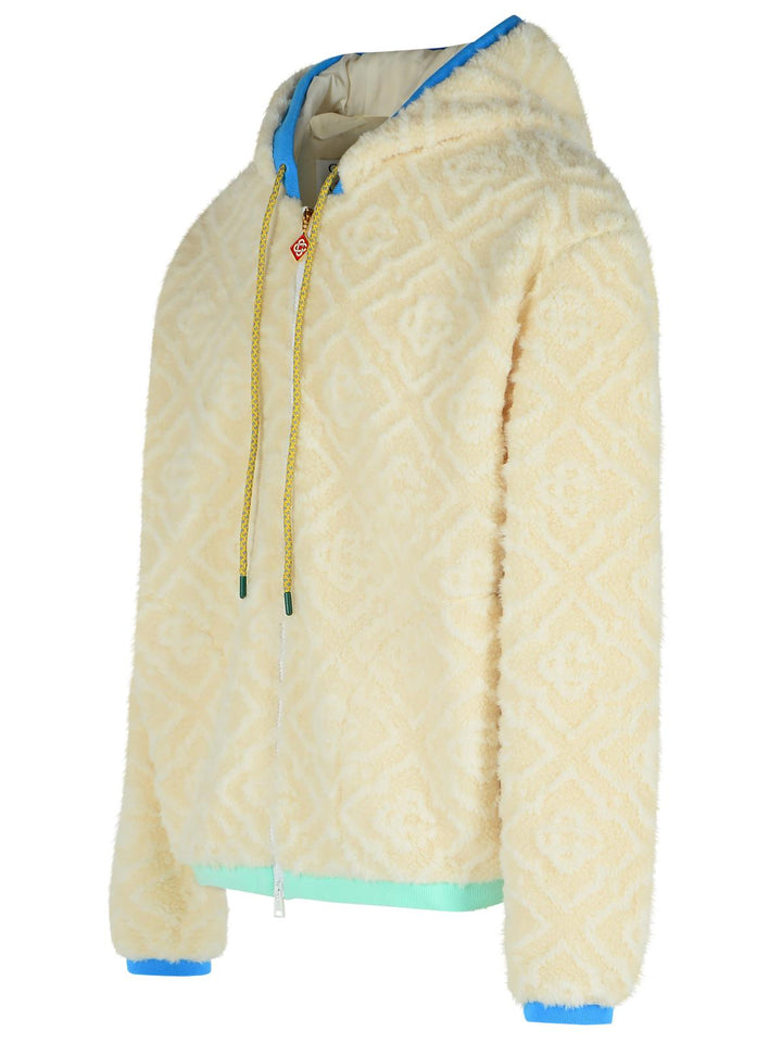 Casablanca Ivory Polyester Sweatshirt Men