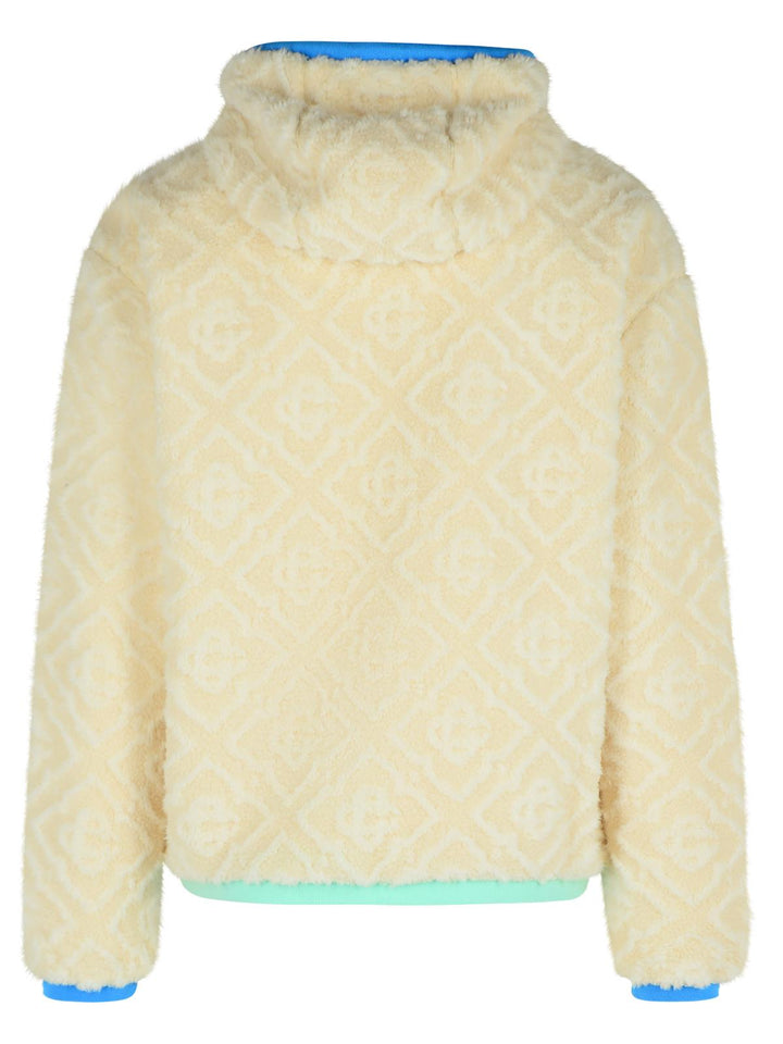 Casablanca Ivory Polyester Sweatshirt Men