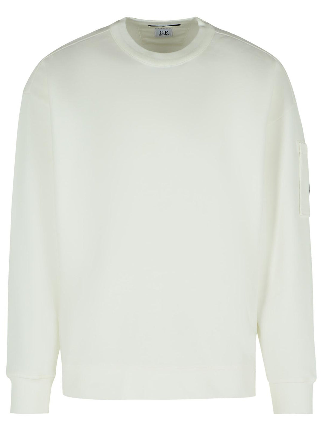 C.P. Company 'Emerized' White Cotton Sweatshirt Men