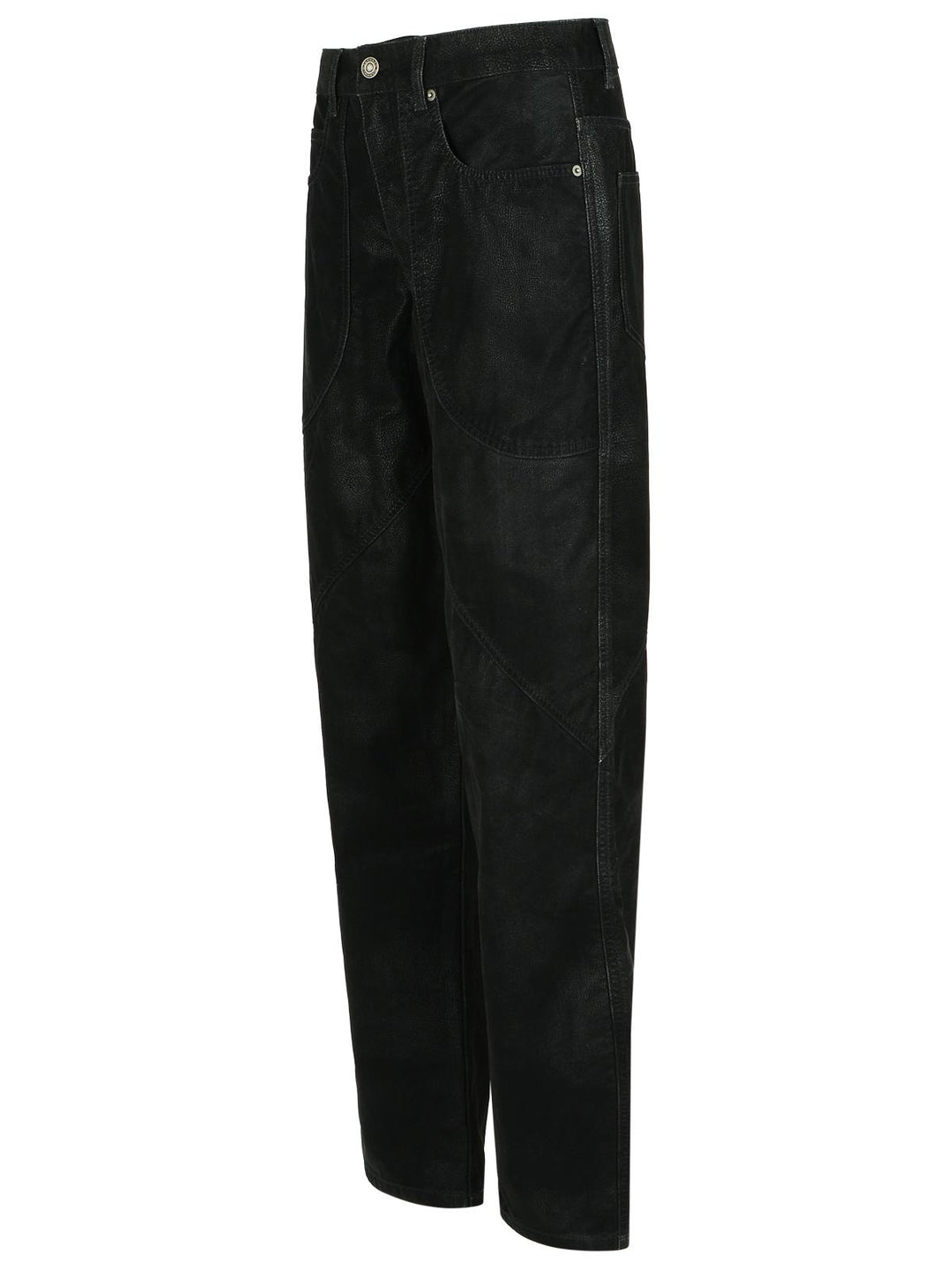 Isabel Marant Etoile 'Kelvina' Black Faux Leather Pants Women