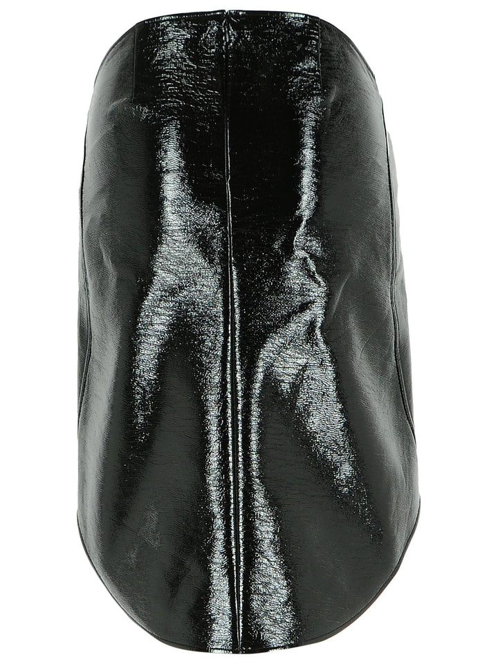 Courreges Black Cotton Blend Skirt Women