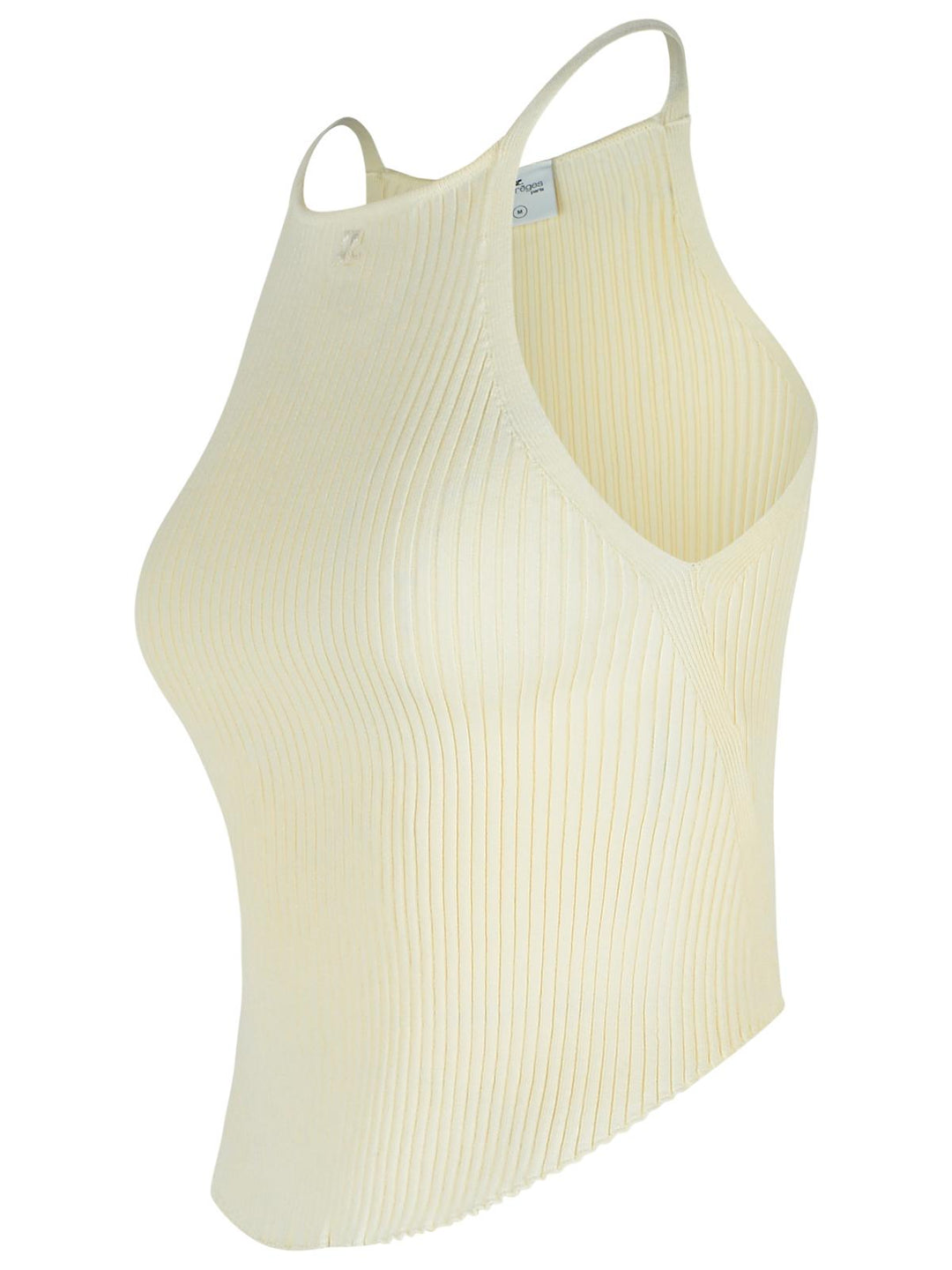 Courreges Ivory Viscose Blend Top Women