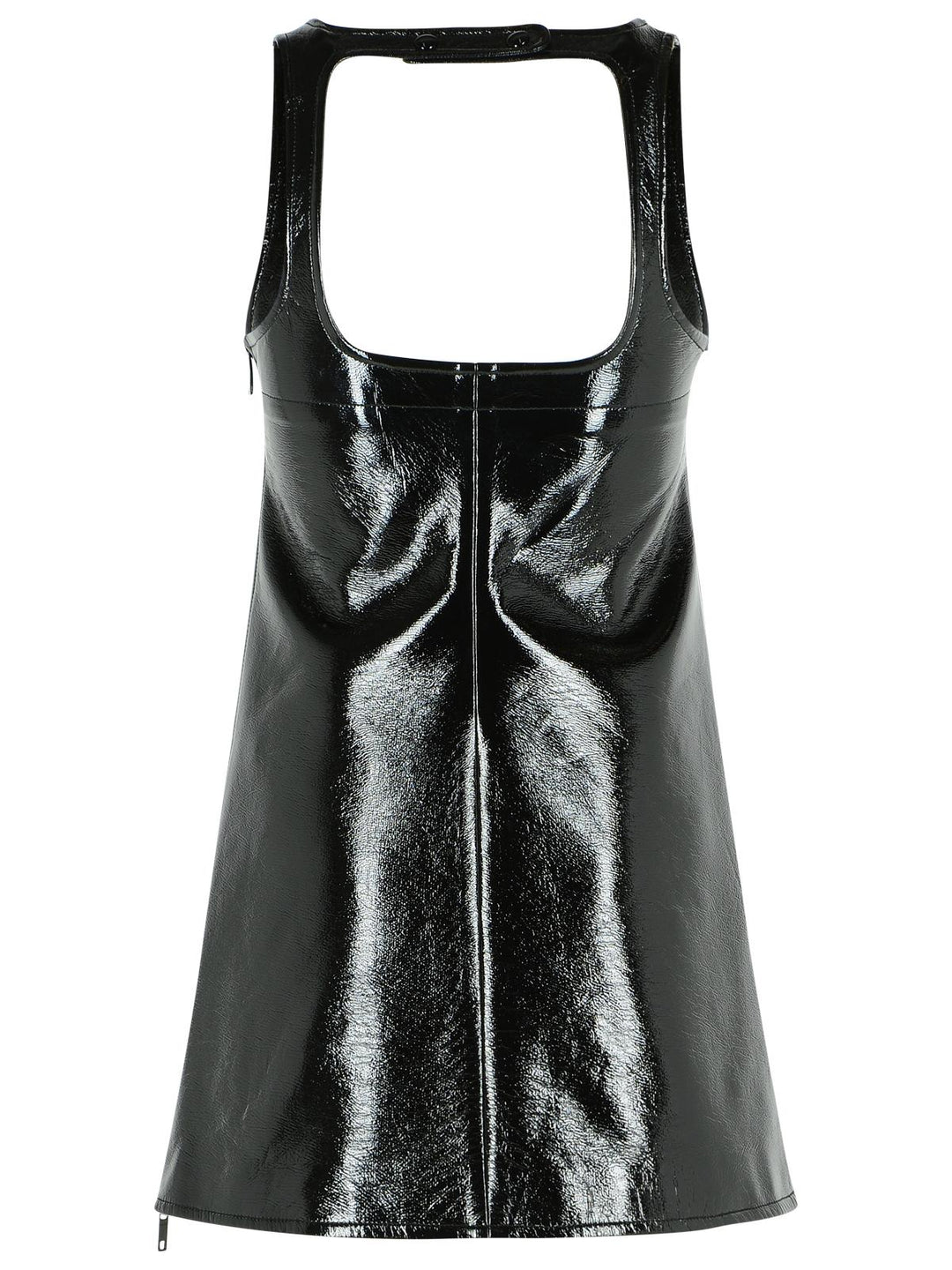 Courreges 'Reedition' Dress In Black Cotton Blend Women