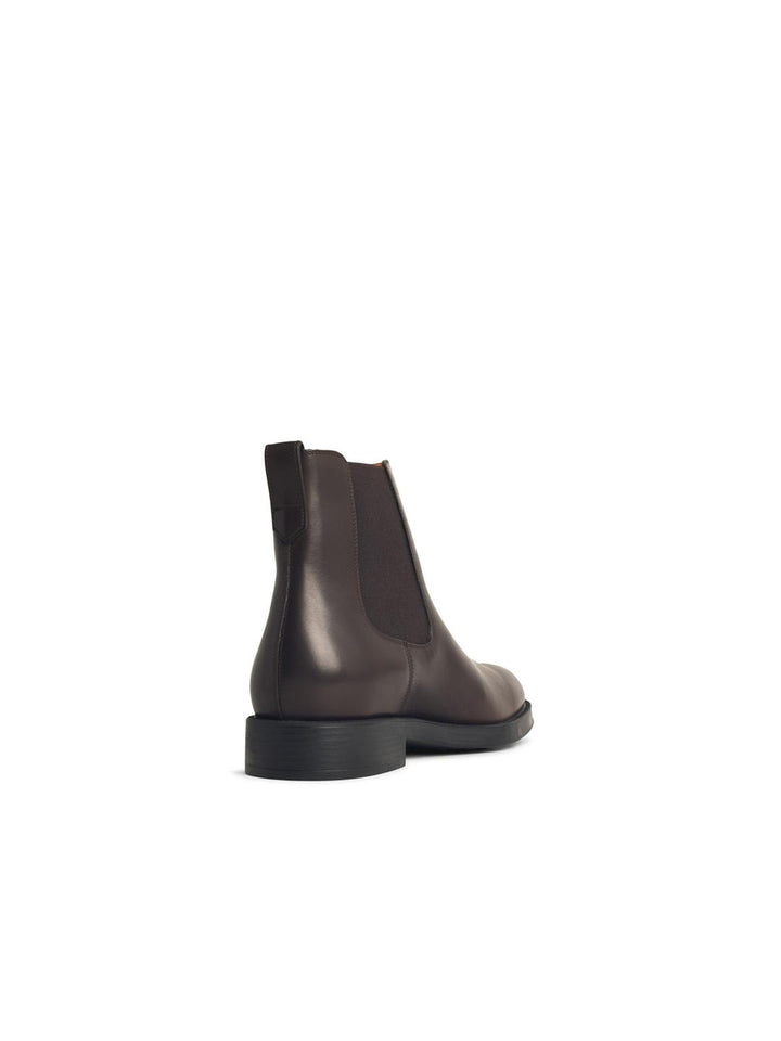 Tod's 'El. Formale' Brown Leather Ankle Boots Men