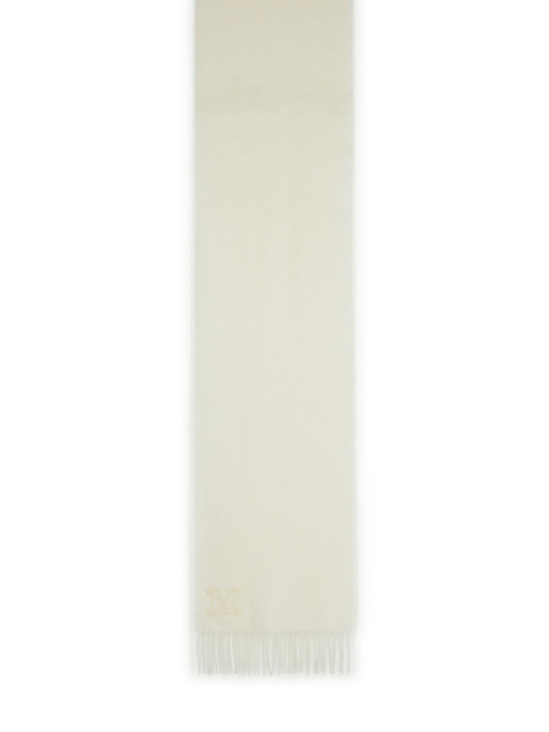 Max Mara 'Wsdalia' Optical White Cashmere Scarf Women