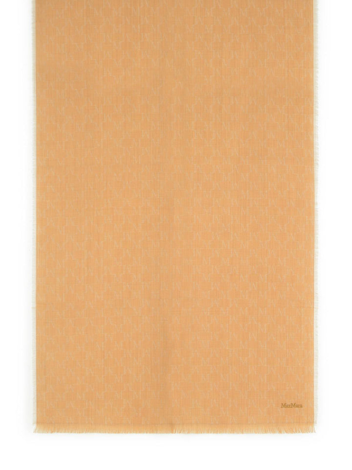 Max Mara 'Magico' Camel Virgin Wool Scarf Women
