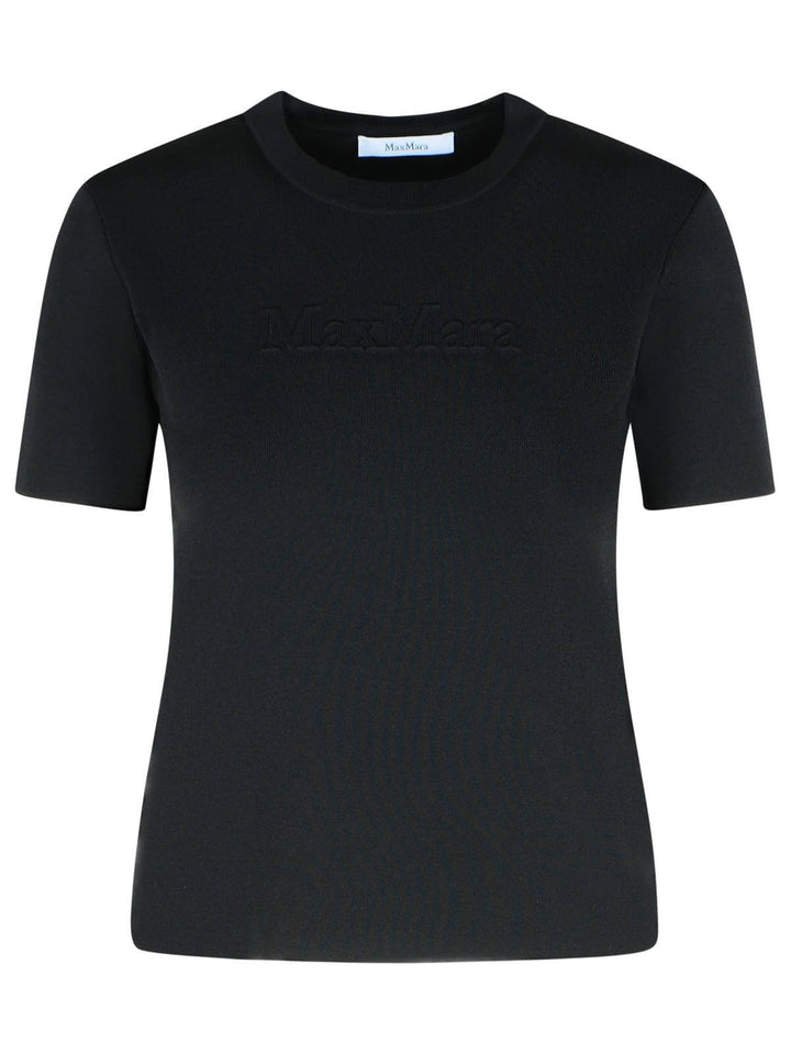 Max Mara 'Adelio' Black Viscose Blend T-Shirt Women