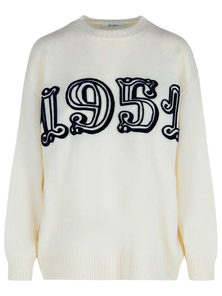 Max Mara Off-White Wool And Cashmere 'Fido' Sweater Women