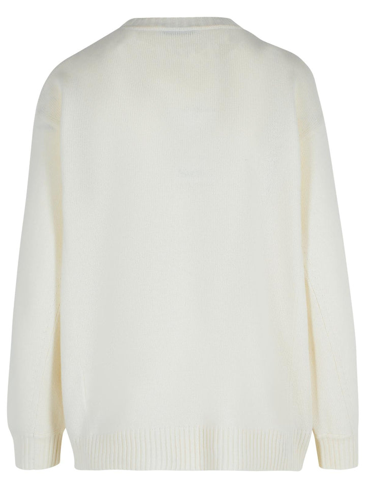 Max Mara Off-White Wool And Cashmere 'Fido' Sweater Women