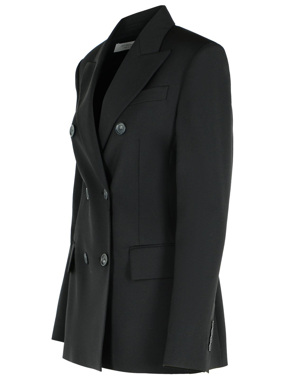 Sportmax 'Adamo' Black Virgin Wool Blazer Women
