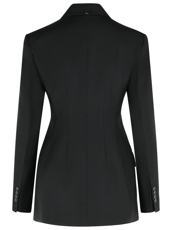 Sportmax 'Adamo' Black Virgin Wool Blazer Women