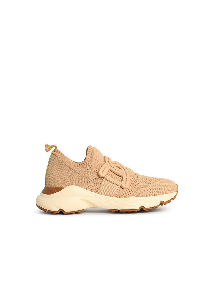 Tod's 'Kate' Sneakers In Beige Technical Fabric Women