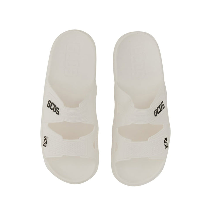 Gcds Rubber Logo Flats Sandals