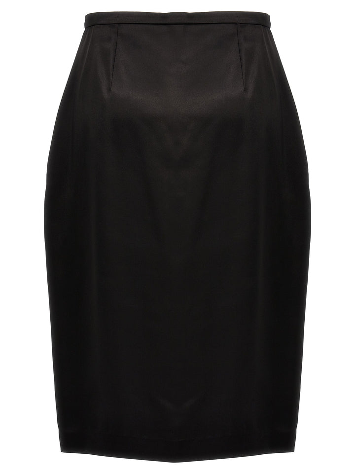 Saint Laurent Women Satin Skirt