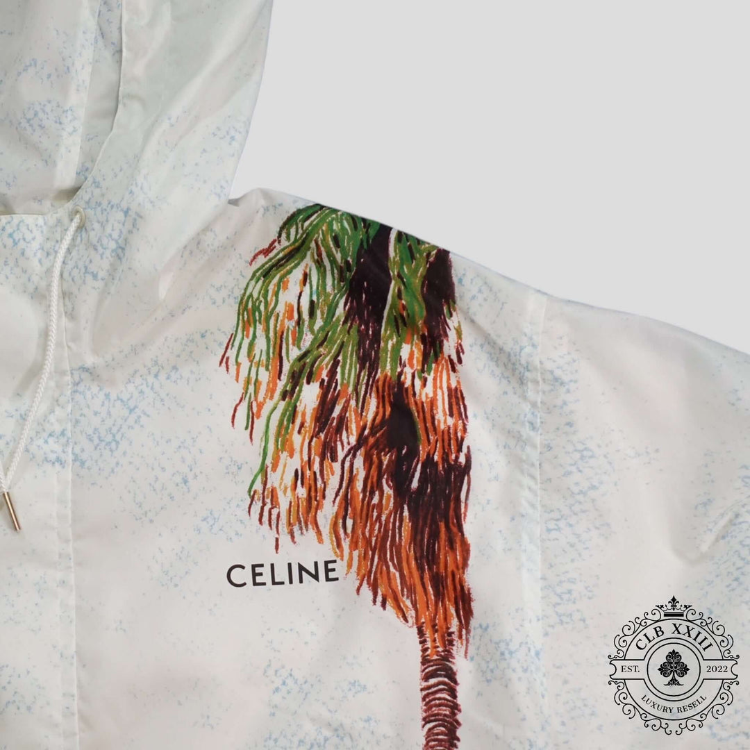 Celine Ave 57 Sky Windbreaker in White
