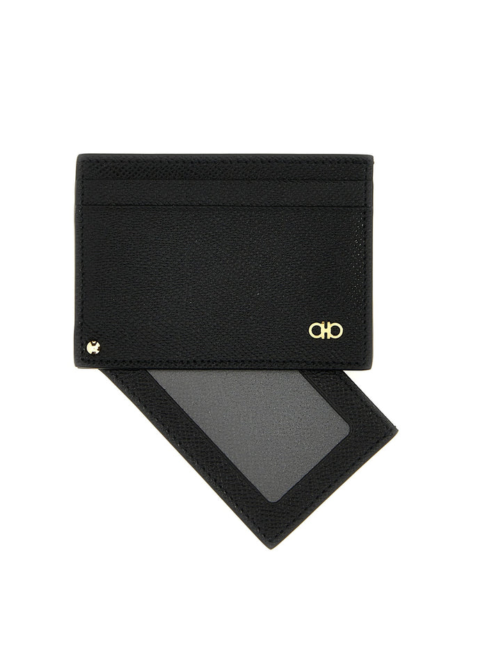 Ferragamo Men 'Gancio' Wallet + Card Holder Set