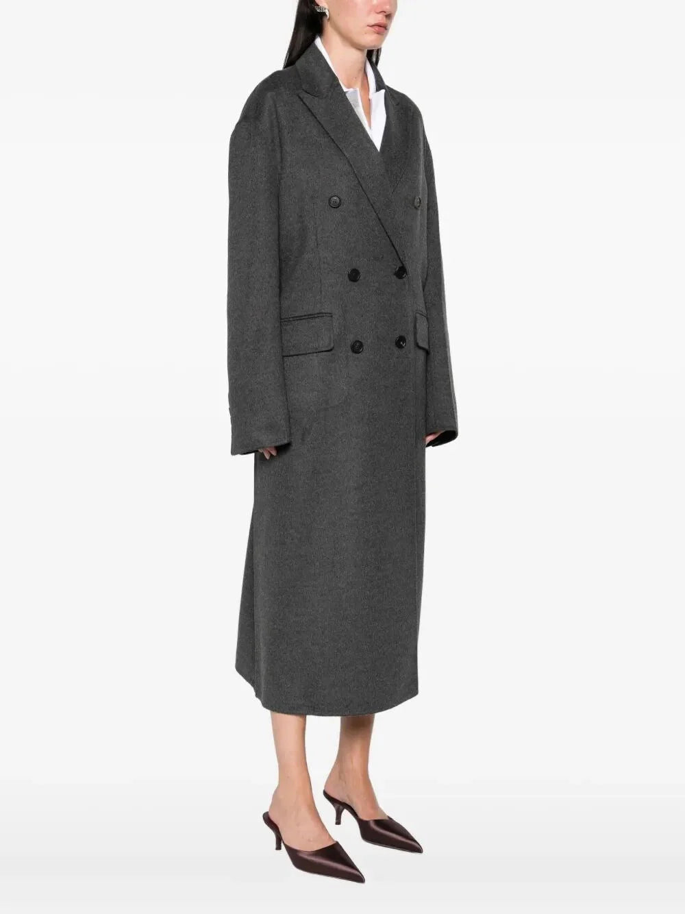 Prada Women Double Breasted Coat