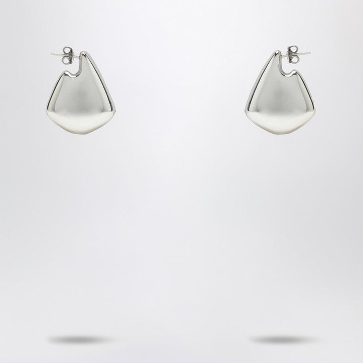 Bottega Veneta Women Sterling Silver Small Fin Earrings