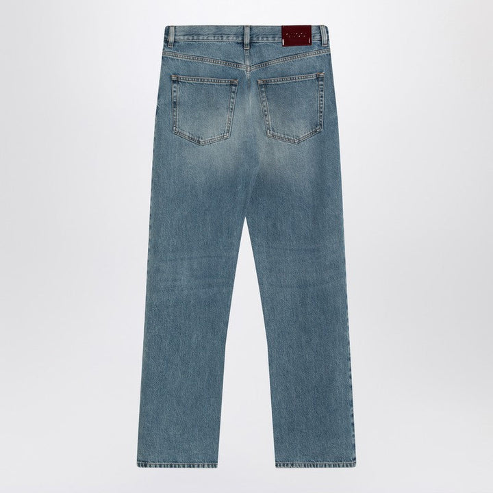 Gucci Light Blue Jeans In Faded Denim Women