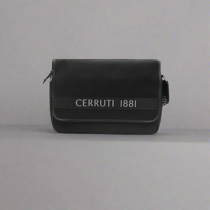 Cerruti 1881 men's black Crossbody Bags
