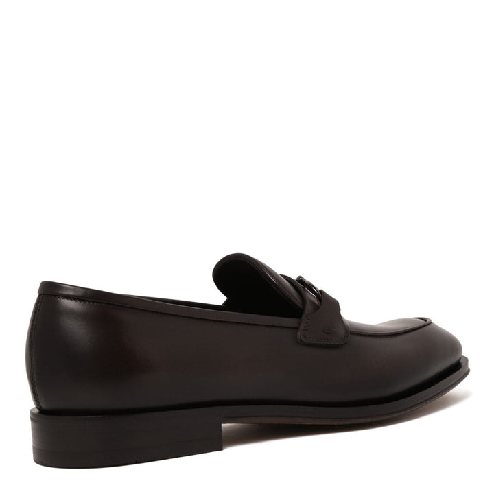 Ferragamo Elegant 100% Leather Flat Shoes for Men