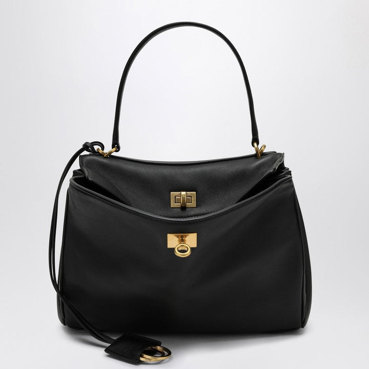 Balenciaga Smooth Black Calfskin Small Rodeo Bag Women